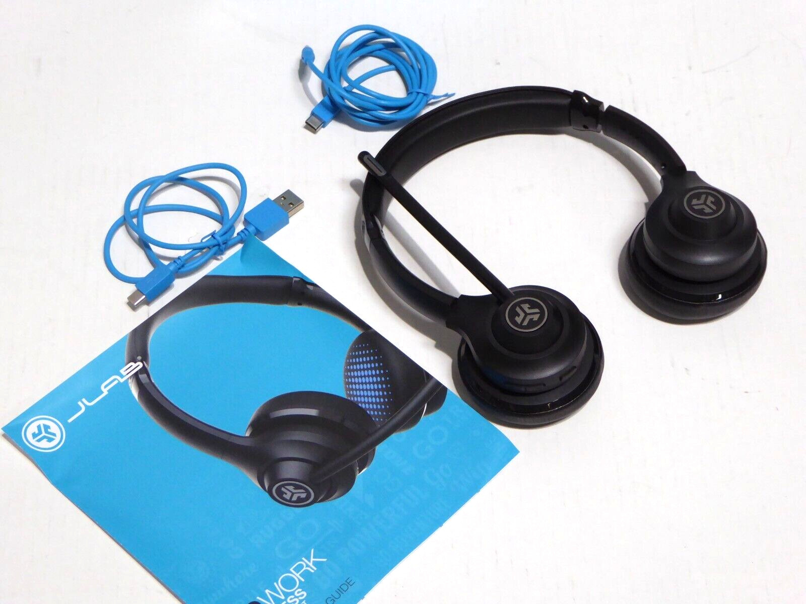 JLAB GO WORK BLK4 GO Work Wireless Or Wired Office Headset Black