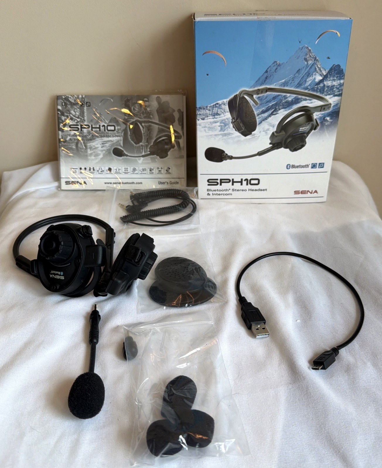 Sena SPH10 Outdoor Sports Bluetooth Stereo Headset & Intercom Damaged