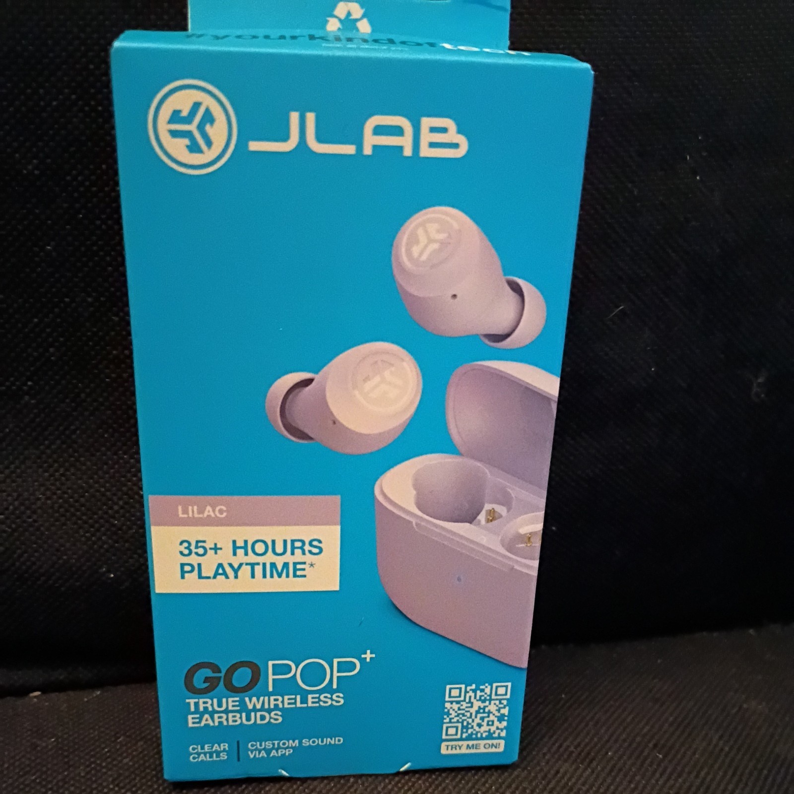 JLab GO Air POP True Wireless In-Ear Headphones – Purple (EBGAIRPOPRLLC124)