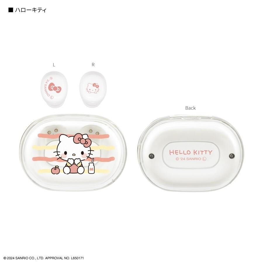Hello Kitty Wireless Stereo Earphones SANG-458KT Gourmandise Sanrio 2024 New