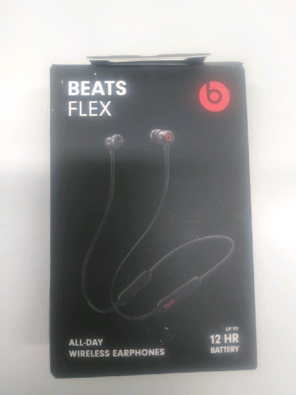 Beats Flex ‎MYMC2LL/A Wireless Earbuds Black Sound Isolation Built-in Microphone