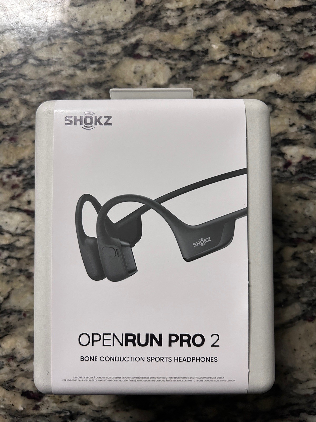 Shokz OpenRun Pro 2 Bone Conduction Open-Ear Sport Headphones Black S820 RDY2SHP