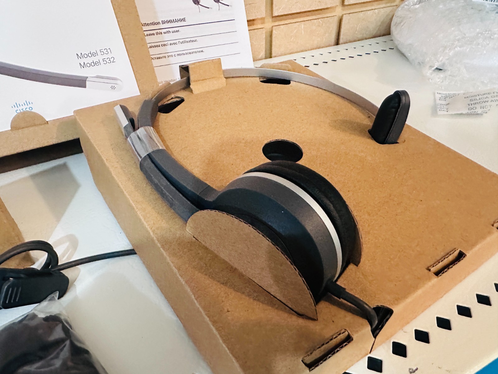 Cisco Headset 531 Wired Single, Quick Disconnect coiled RJ Headset