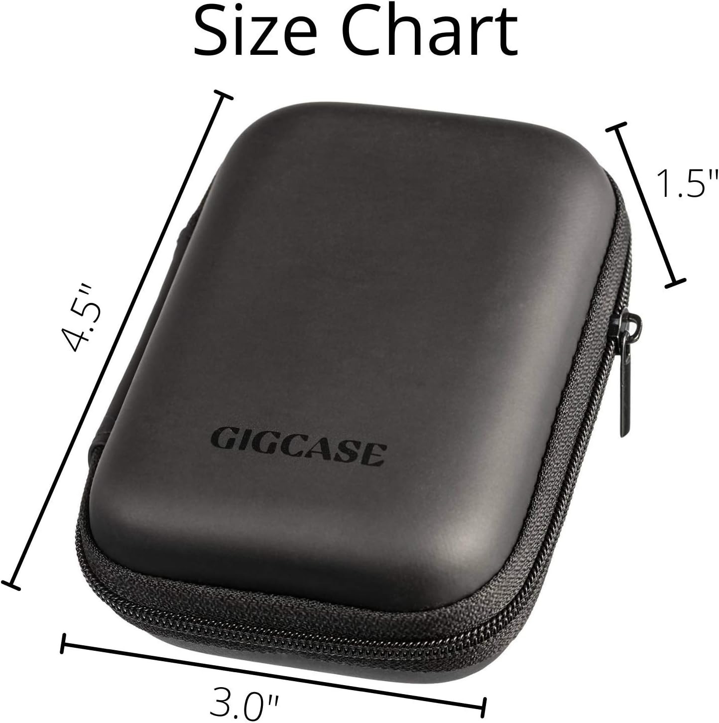 IEM Case for In-Ear Monitors, Headphones & Earbuds – EVA Travel Storage Bag