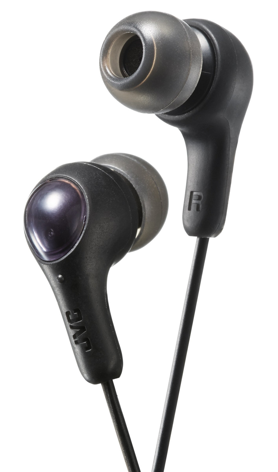 Black Earbuds with Deep Bass and Clear Treble Comfortable Fit for iPhone Android