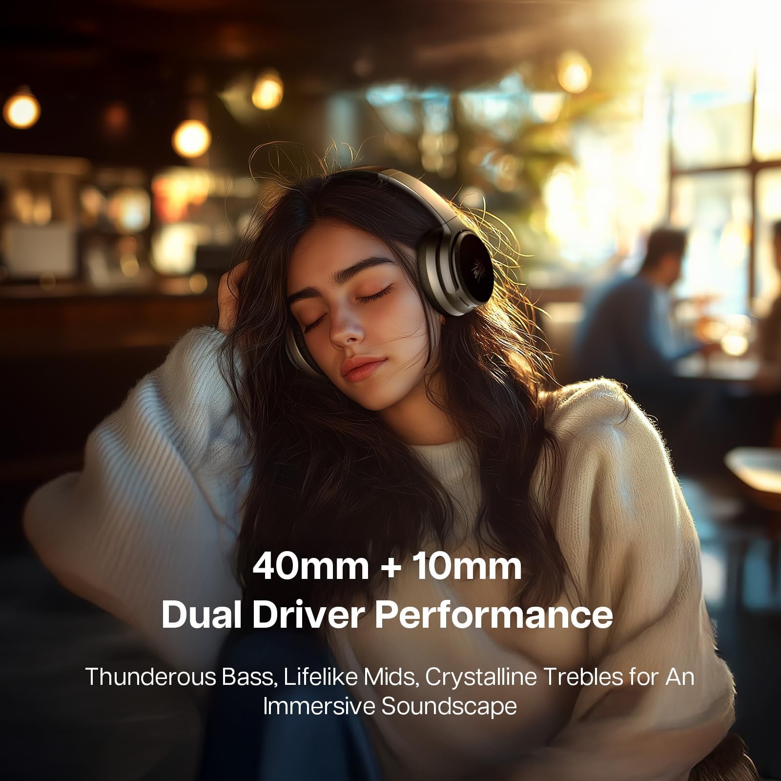 Linsoul Kiwi Ears Ardor Bluetooth 5.4 HiFi Closed Back Over-Ear Headphone