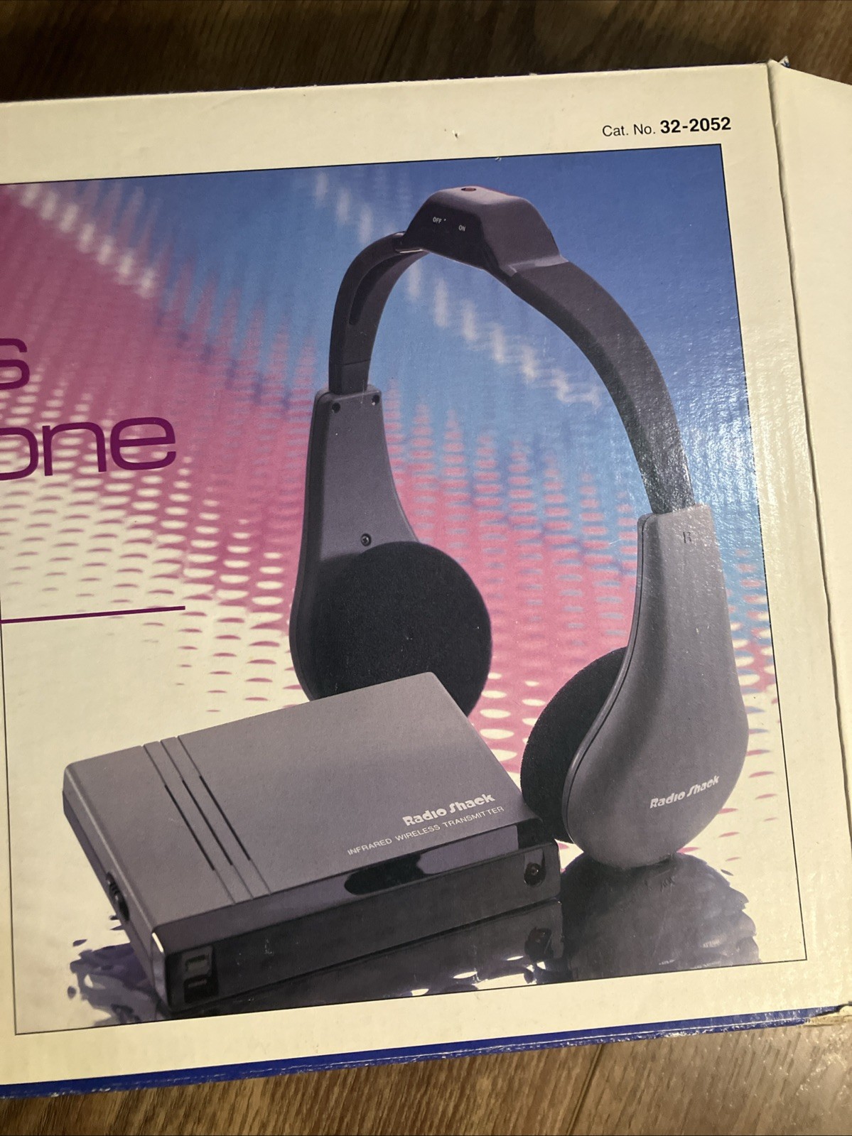 Vtg Radio Shack Infrared Wireless Headphone System 32-2052