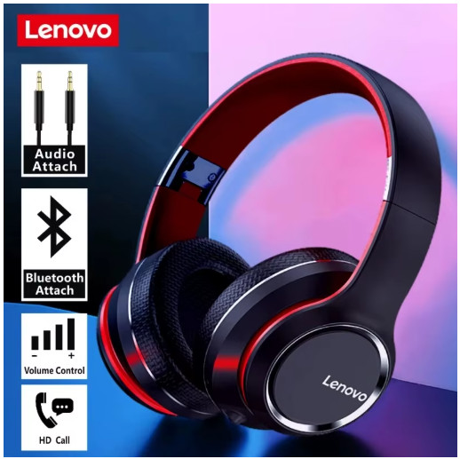 Lenovo HD200 Bluetooth Over-Ear Headphones HiFi Noise Cancelling