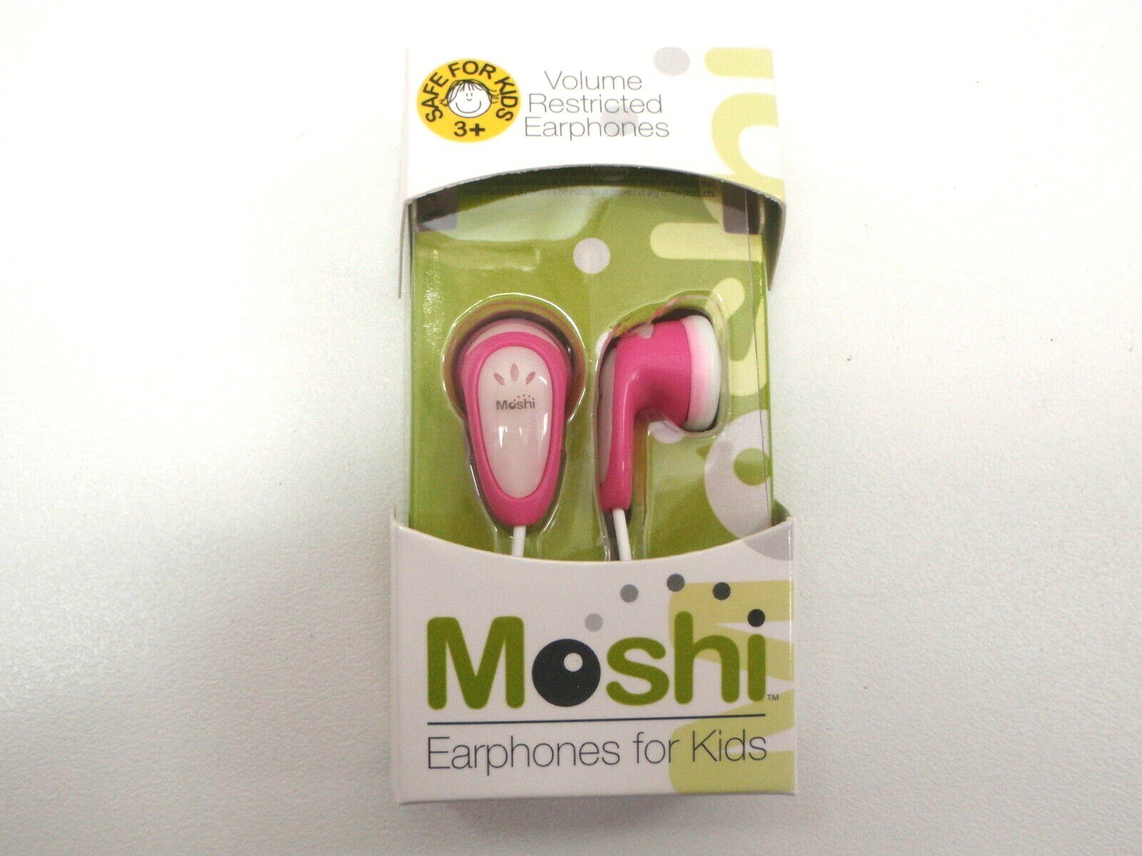 MOSHI VOLUME RESTRICTED EARPHONES FOR KIDS CHILDRENS 3+ EARBUDS IN EAR PHONES