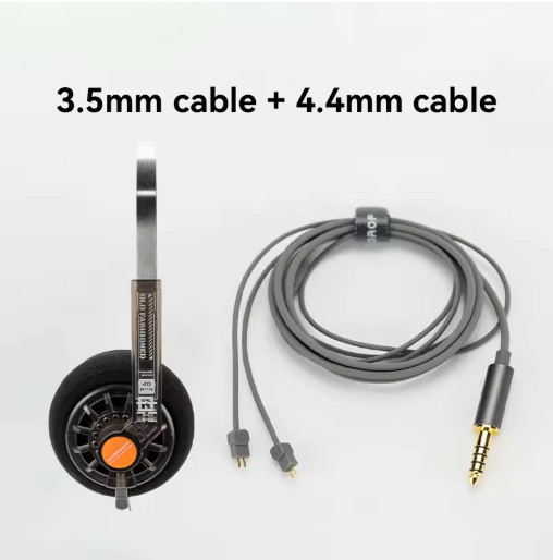 MOONDROP Old Fashioned On Ear Headphones 40mm Driver 3.5mm Plug