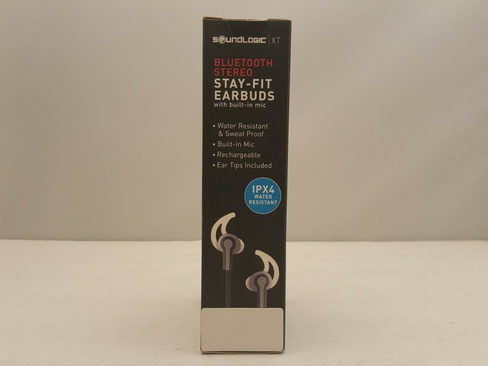 SOUNDLOGIC | XT Stay Fit Earbuds w Mic & Charge Cable | Bluetooth Stereo 615476