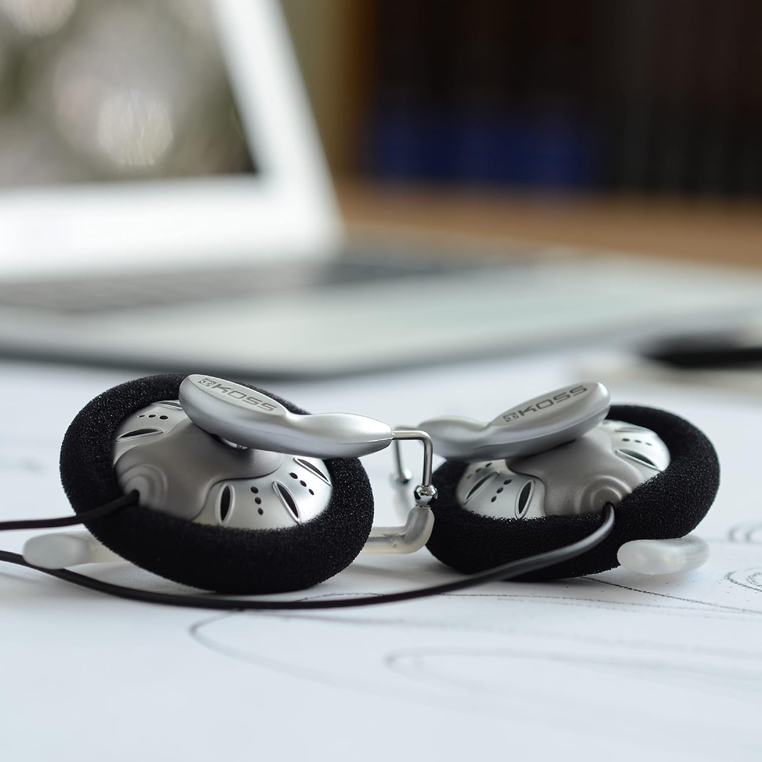 Ultra Lightweight Retro Koss Ksc75 On-Ear Headphones for Sports & Daily Use
