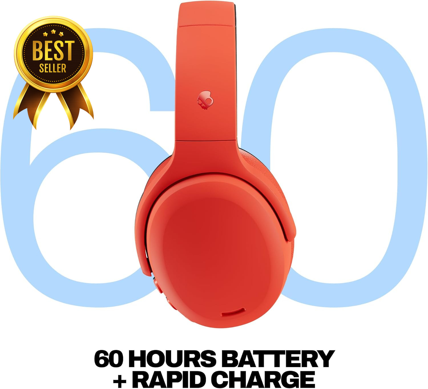 Crusher ANC 2 Wireless Bluetooth Headphones Noise Cancelling 60H Plasma