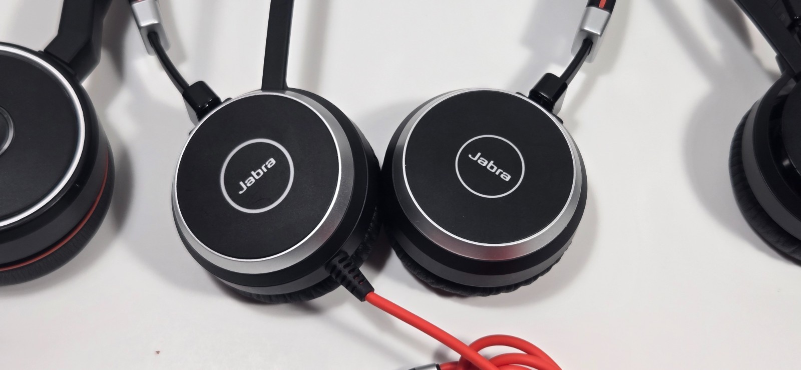 Lot of 3 Jabra Headsets Models: HSC040W / HSC017 / HSC016 – **All Working Good**