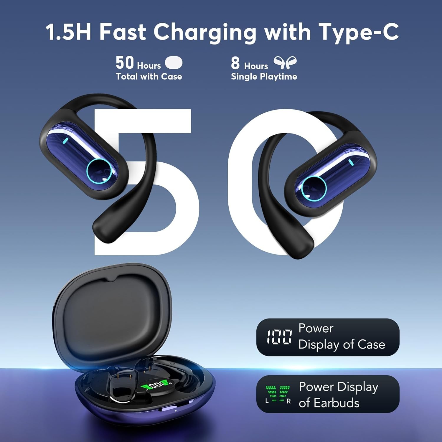 NEW SEALED MOZC 168 Languages AI Live Translation Earbuds, 4-in-1 Smart Mode