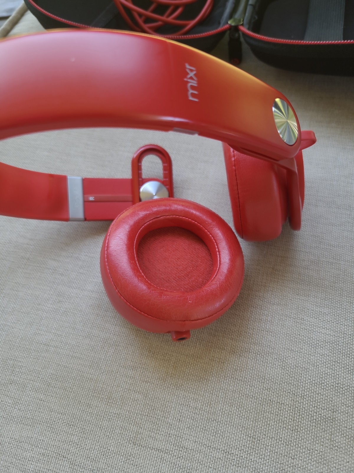 Beats Mixr Red DJ On-Ear Headphones –w/ Case & Cable, See Details