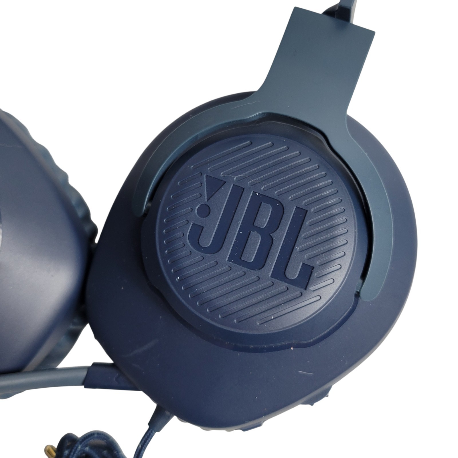 JBL Quantum 100 Over-Ear Wired Headphones with Mic Microphone – Blue