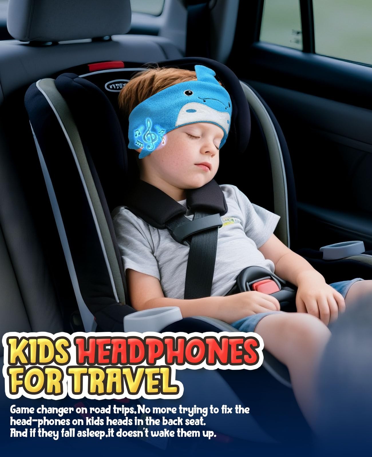 Kids Headphones Headband Bluetooth-Toddler Wireless & Wired Headphones Headba…