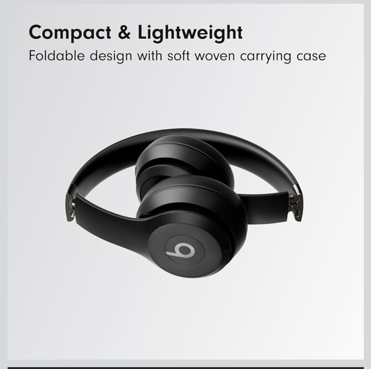 🔥Beats Solo 4 Wireless On-Ear Bluetooth Headphones New No Box Matte Black