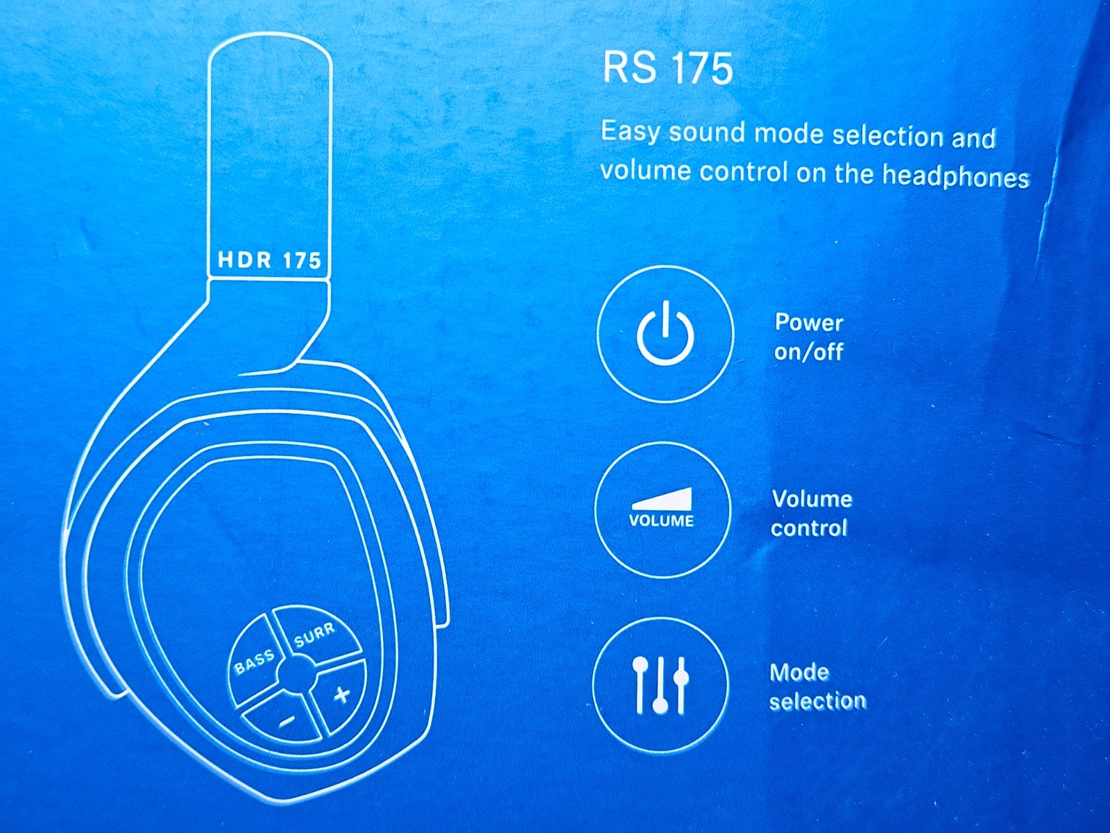 Sennehiser RS 175 Digital TV Headphones Wireless Noise Blocking – New & Sealed
