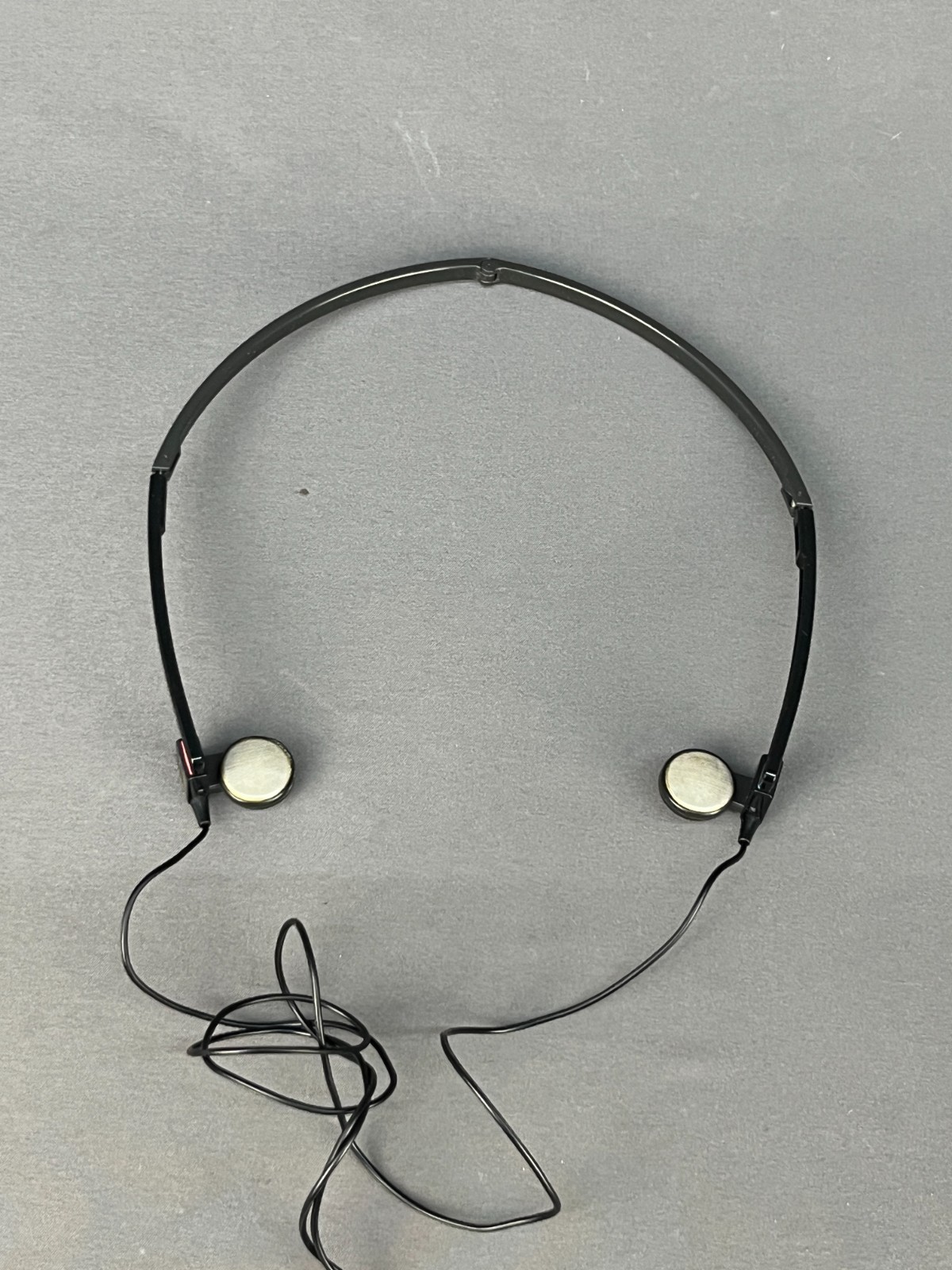 Rare Sony MDR-A40 Folding Headphones For Walkman 1980s Built In Vol Control (1E)