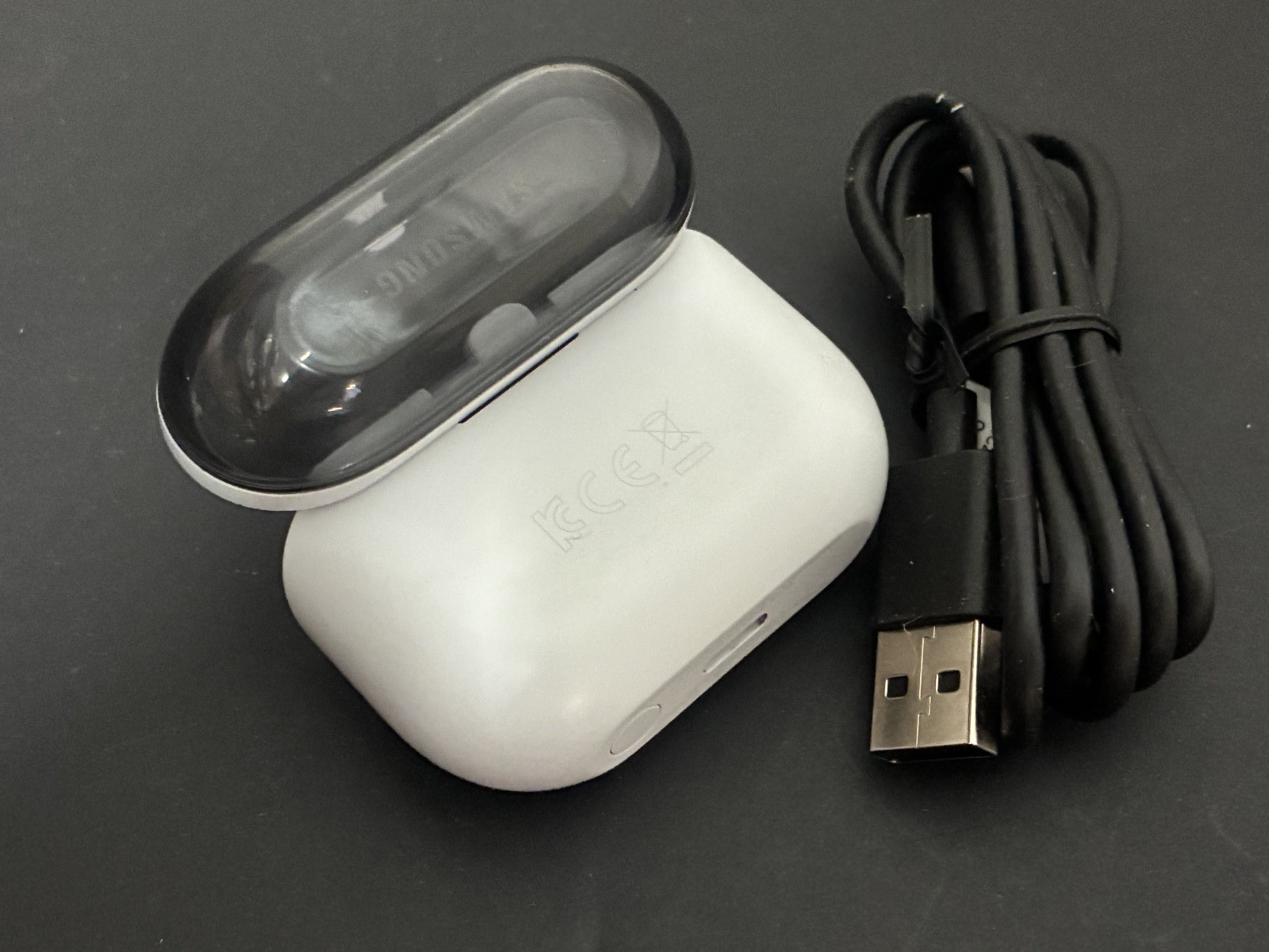 Original Samsung Galaxy Buds3 FE SM-R420 Earbuds Charging Case (NO BUD) -Gray
