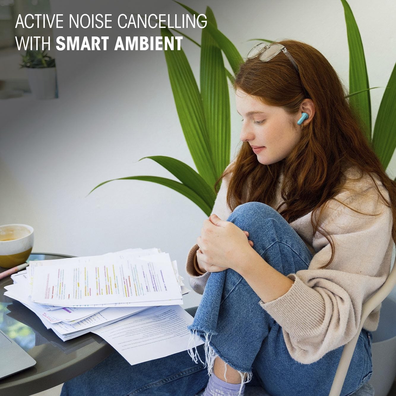 JBL Vibe Beam 2 – True Wireless Noise Cancelling Earbuds (Black)