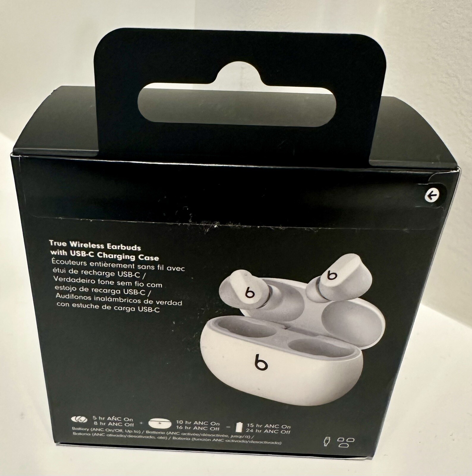 NEW Beats by Dr. Dre Beats Studio Buds Wireless Noise Canceling Earphones White