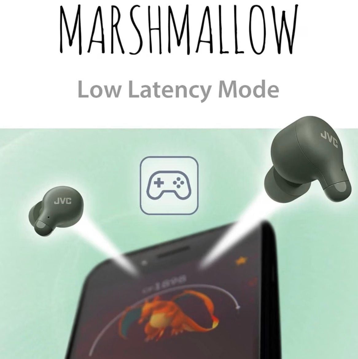 JVC Marshmallow True Wireless Earbuds (HA-A18T)