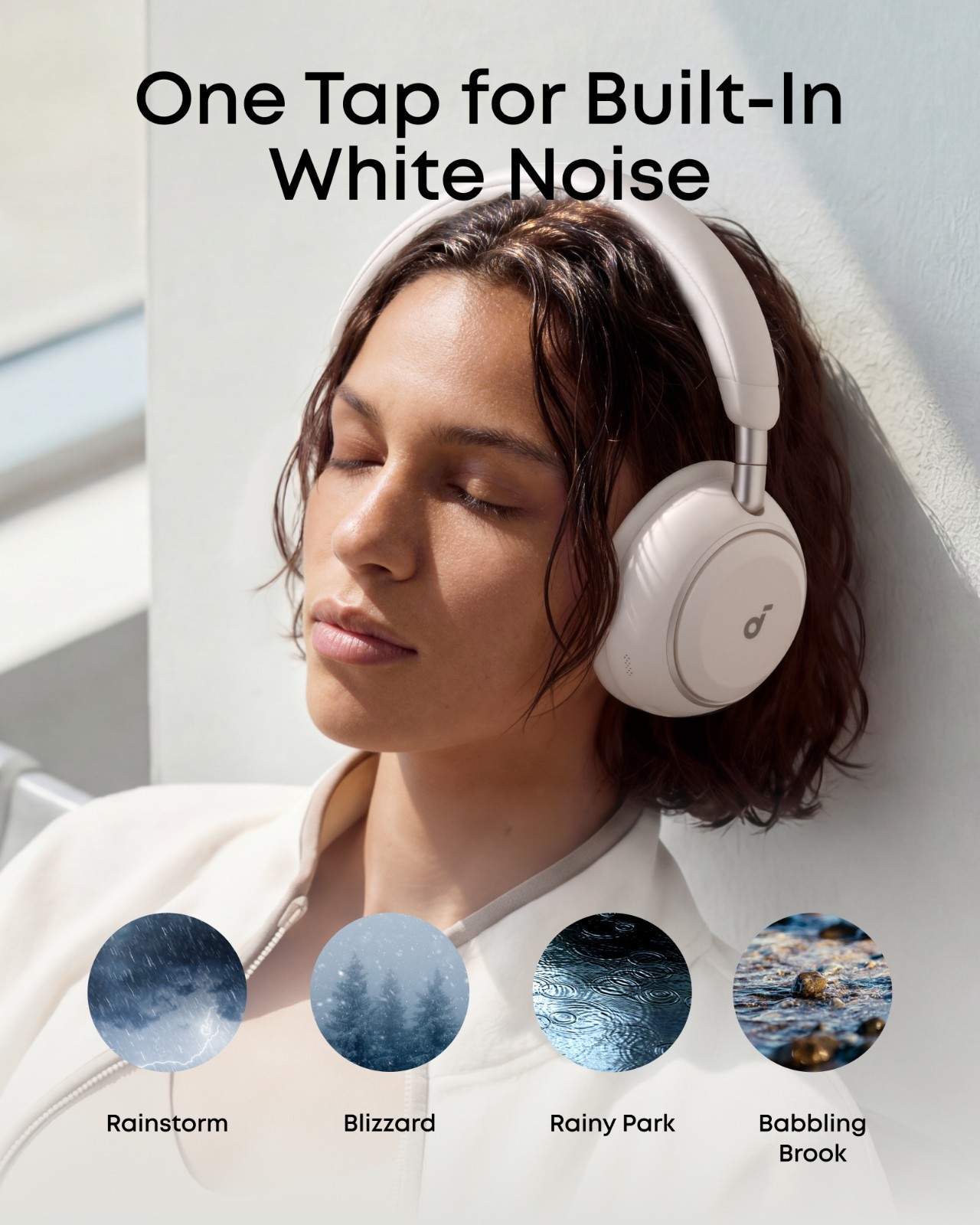 soundcore Space 2 by Anker, Active Noise Cancelling Headphones Comfortable Fit