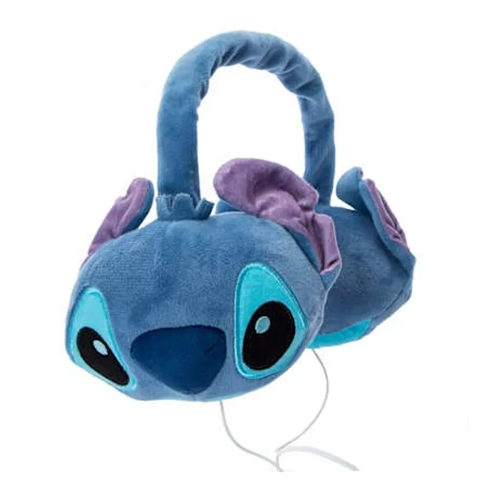Disney Classics Stitch Plush Wired Headphones for Kids & Adults, 3.5mm Jack 6+