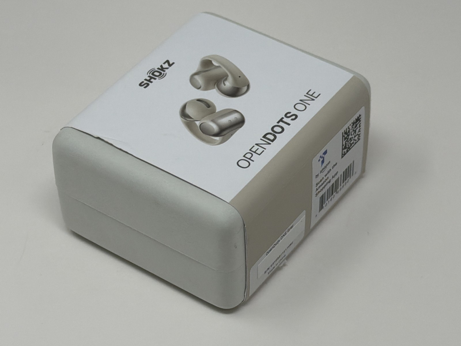 Shokz OpenDots ONE E310 Open-Ear Headphones Wireless Bluetooth Earbuds Grey NEW