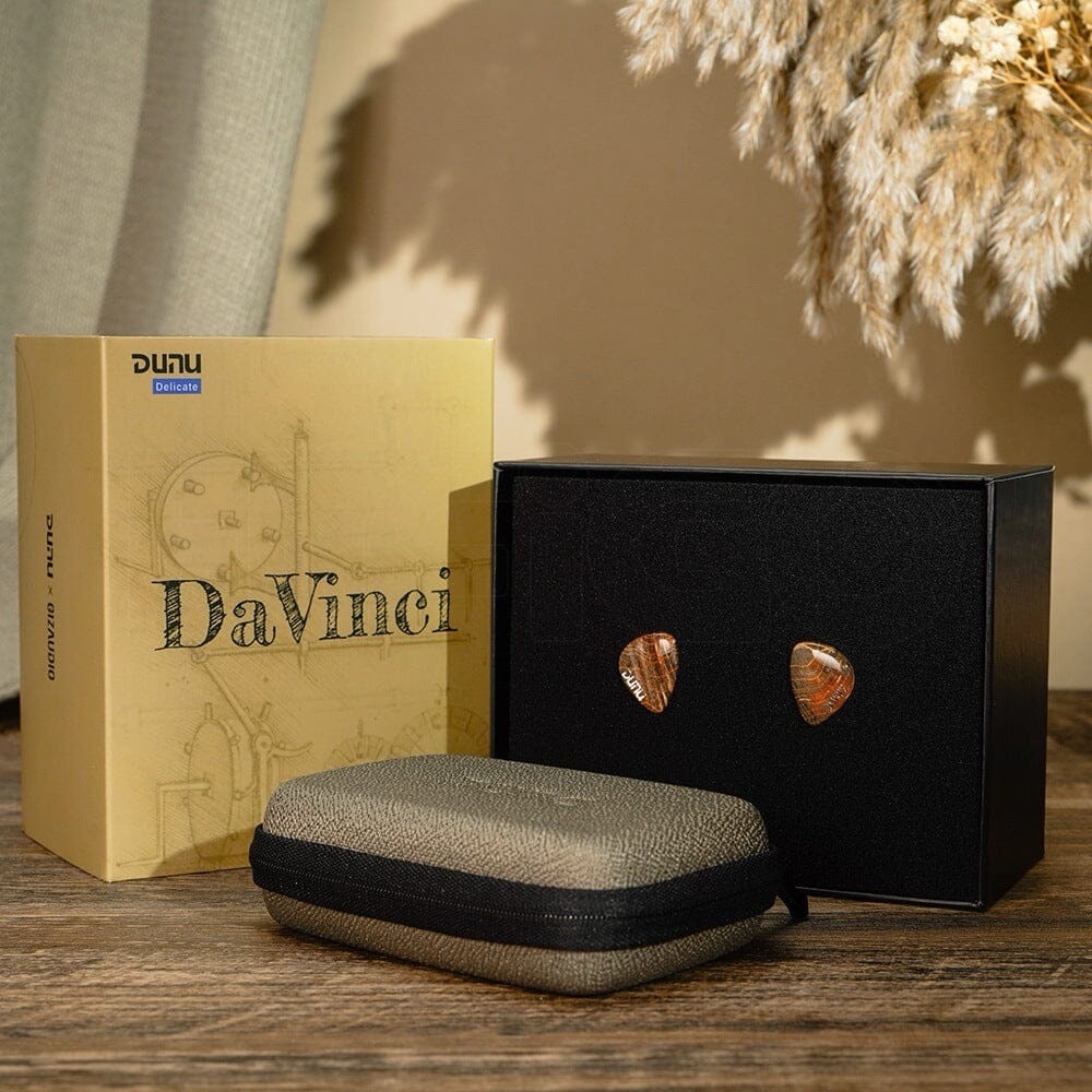 DUNU DaVinci Wired IEM 2DD+4BA Wood Faceplate Hi-Res Earphones