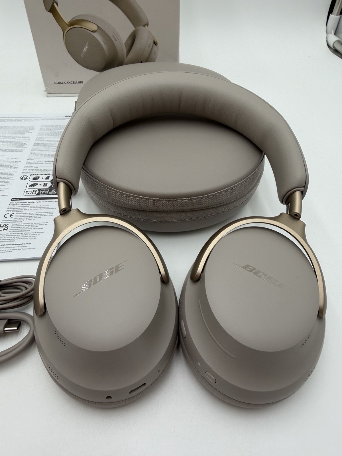 Bose QuietComfort Ultra Noise Cancelling Headphones Sandstone – Mint
