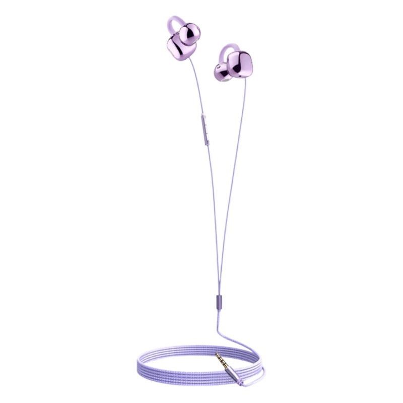 3.5mm/Type C Cord Clip on Earphone Earbud Corded Headset with Ear Hook for Phone