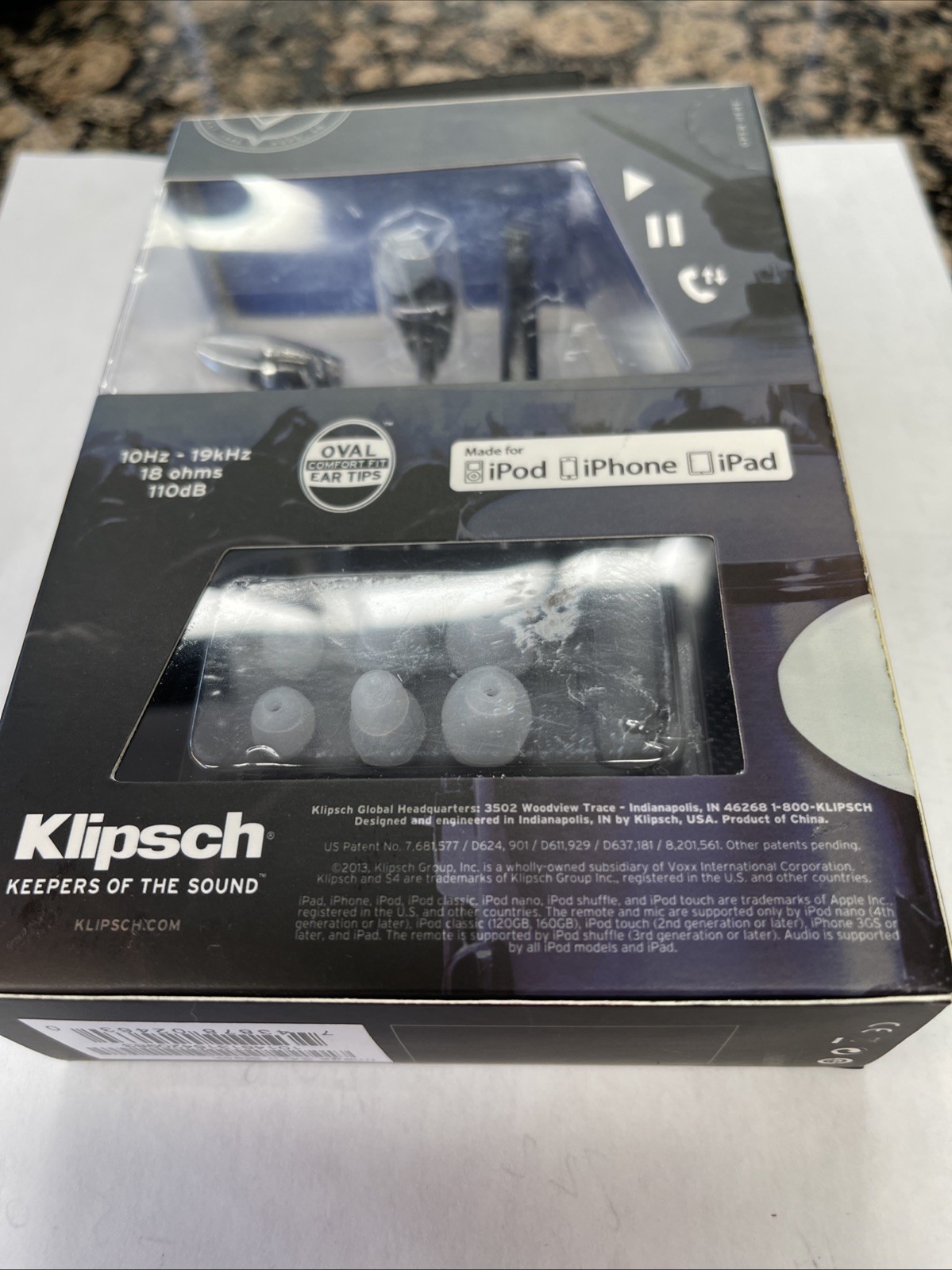 Klipsch Image S4i IIIn-ear headphones (Black)