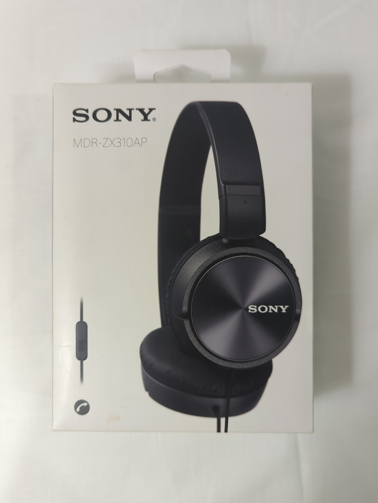 Sony MDR-ZX310AP Wired On-Ear Headphones Black – ZX Series