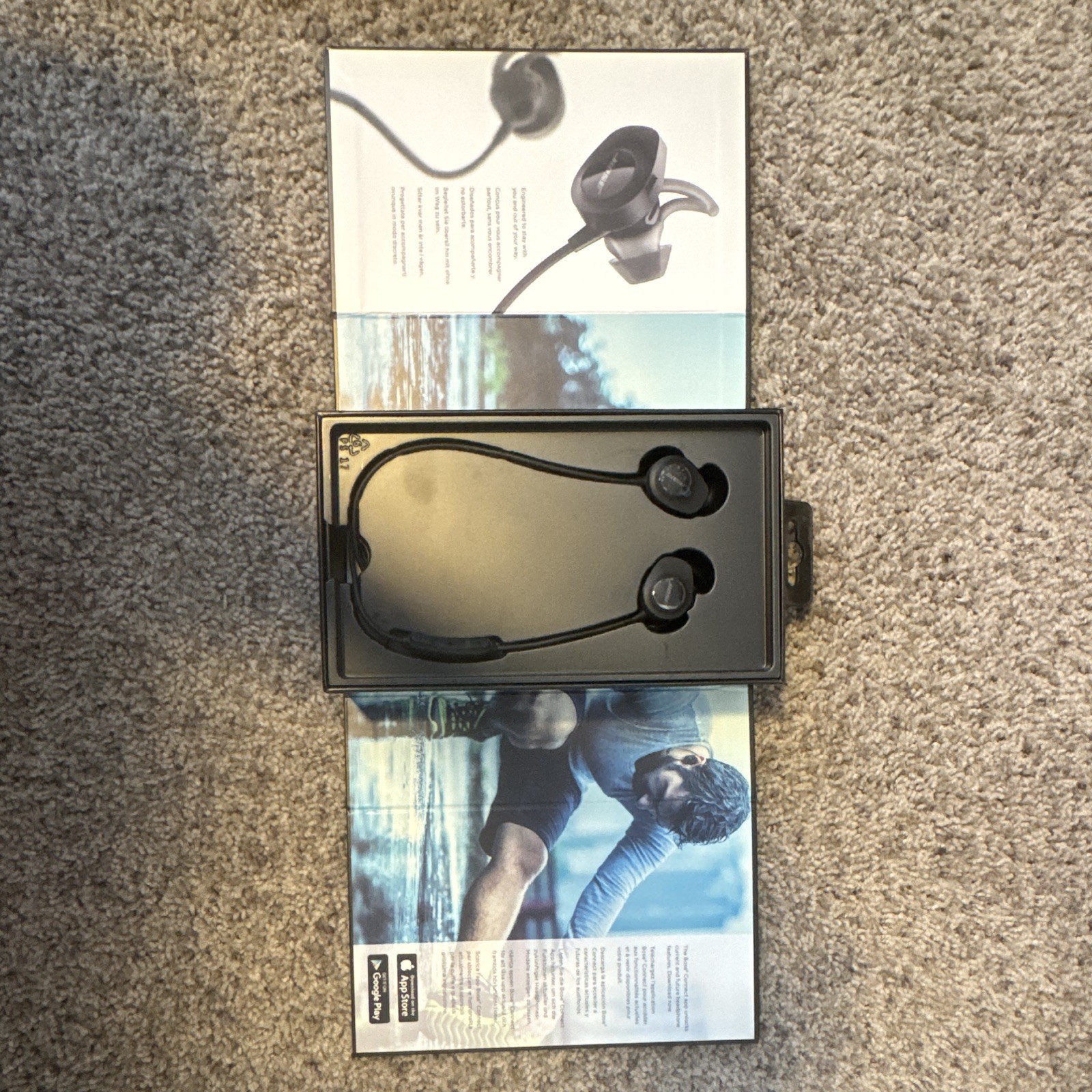 Bose SoundSport Wireless Bluetooth In-Ear Sports Earbuds w/ On-Cable Mic Black