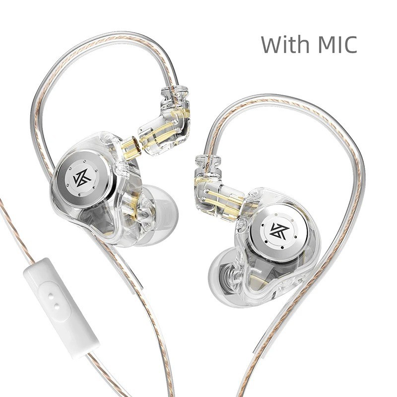 Kz Edx Pro Earphones Dynamic in Ear Monitor Hifi Wired Headphones Bass Stereo Ga