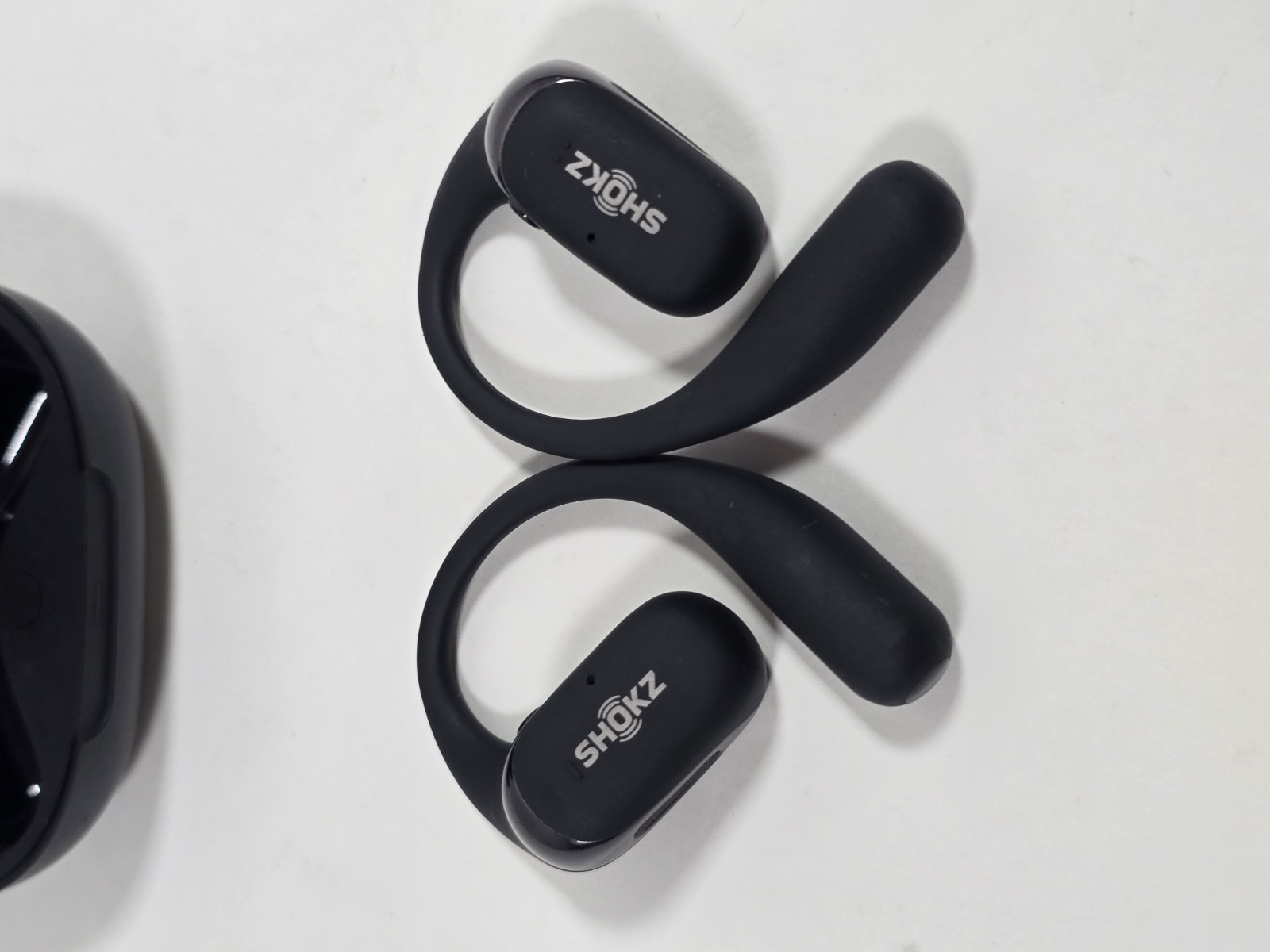 Shokz OpenFit 2 T920 Open Ear Wireless Bluetooth Earbuds Black