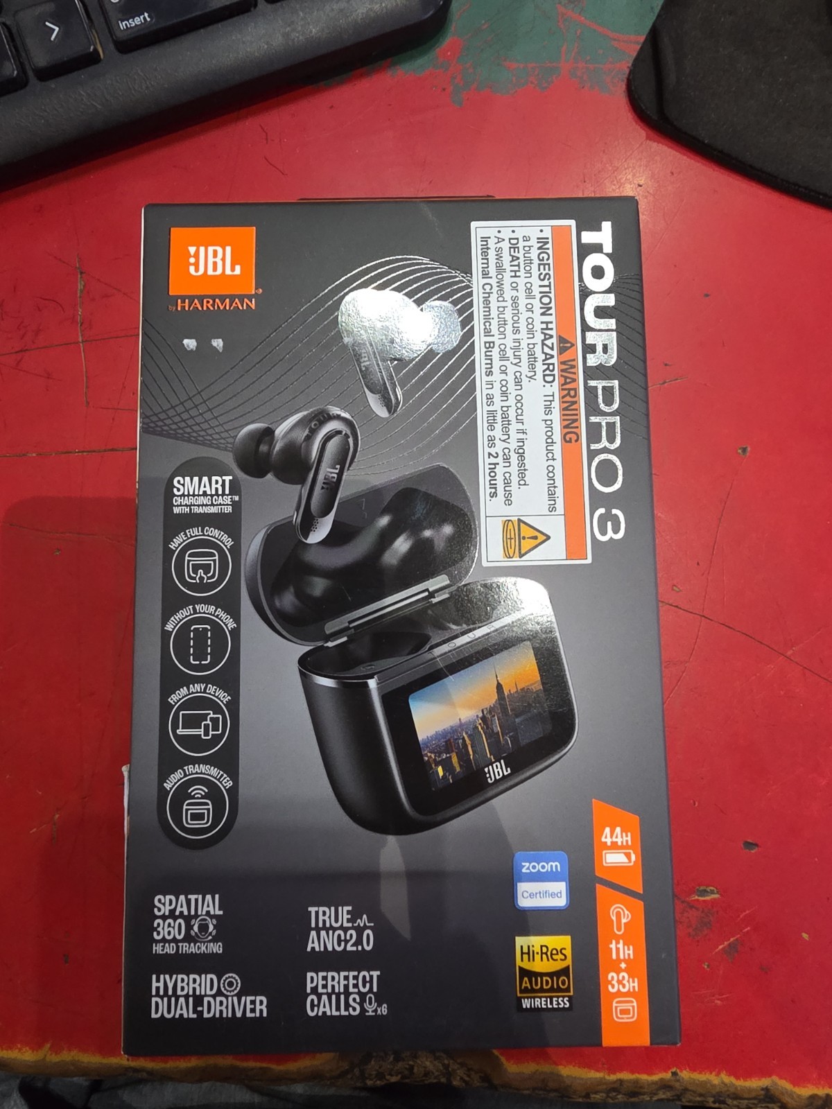 JBL JBLTOURPRO3 Tour Pro 3 True Wireless Noise-Canceling Earbuds