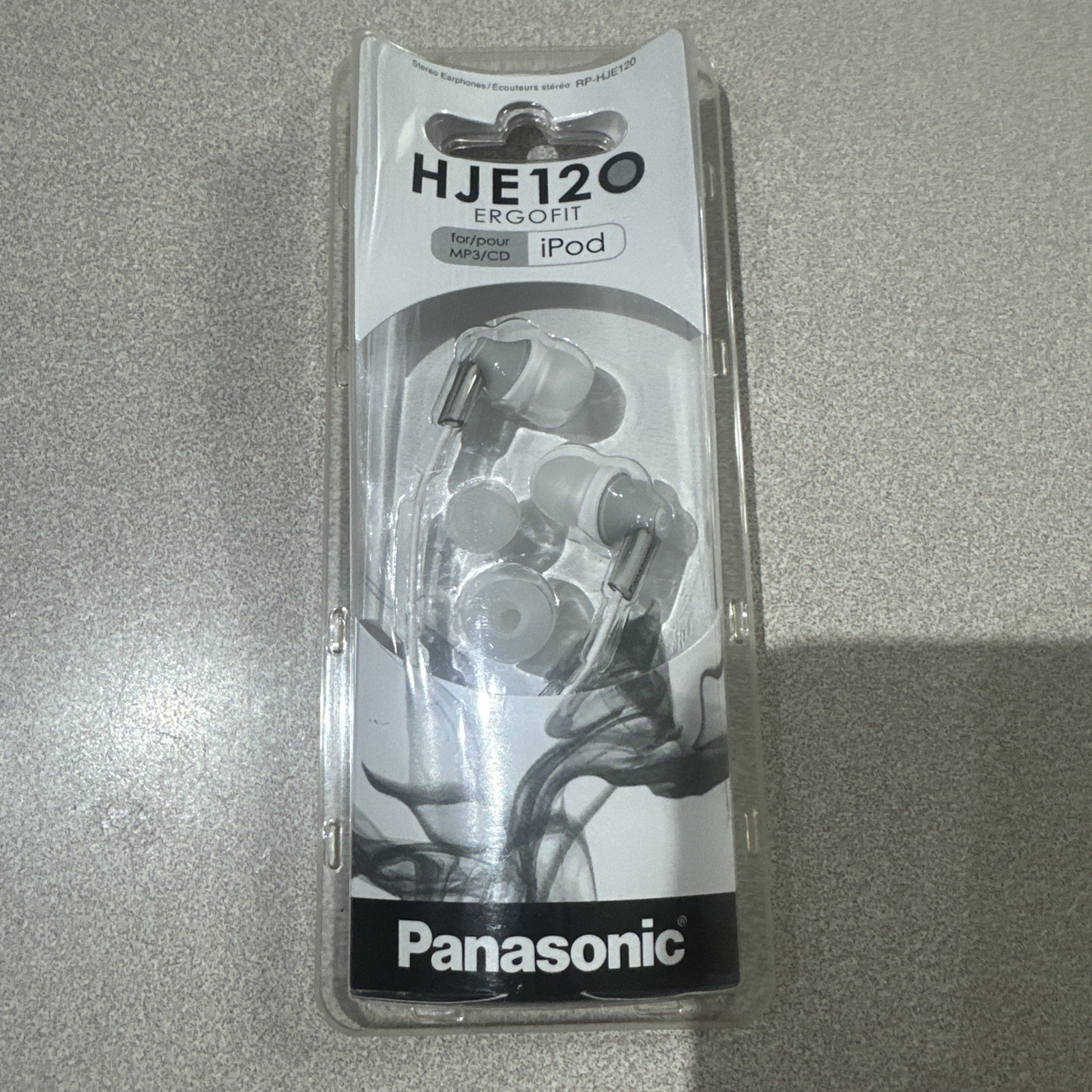 Panasonic RP-HJE120-S / RPHJE120S In-Ear Earbud Headphones, White