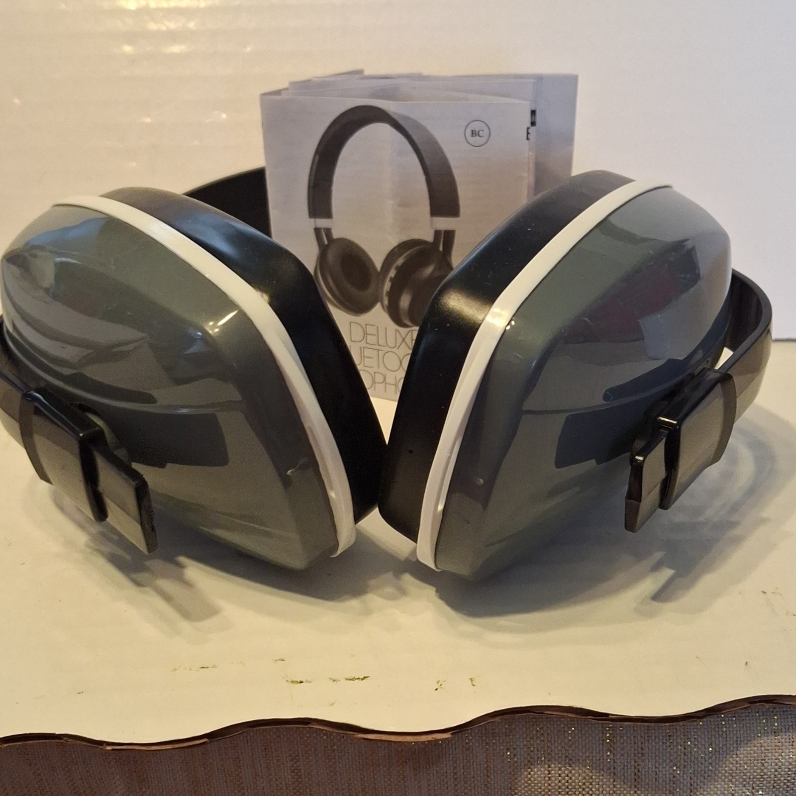 Sentry BT300 Deluxe Bluetooth Headband Over-Ear Headphones Black Gray White