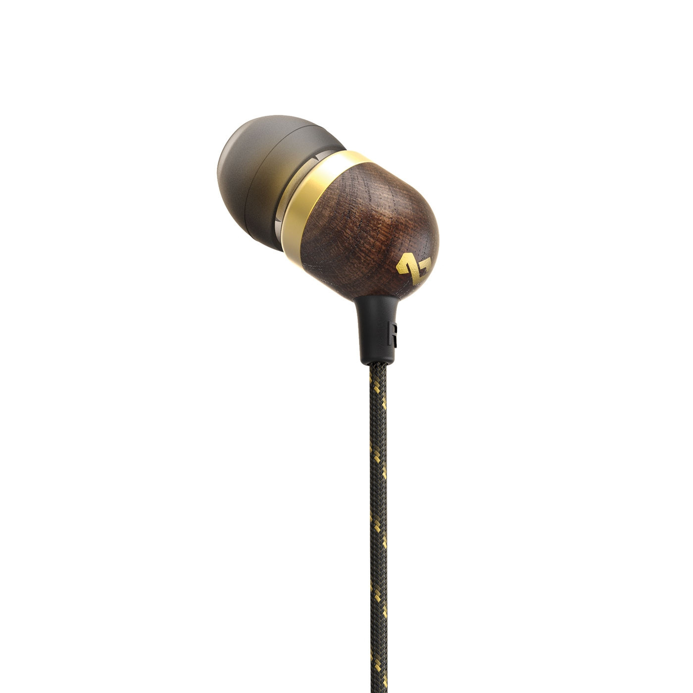 House of Marley Wired In-ear Headphones, Smile Jamaica Brass