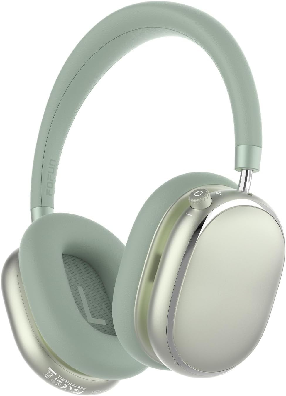 NC95 Hybrid Active Noise Cancelling Headphones with Knob Control, 120H Playti…
