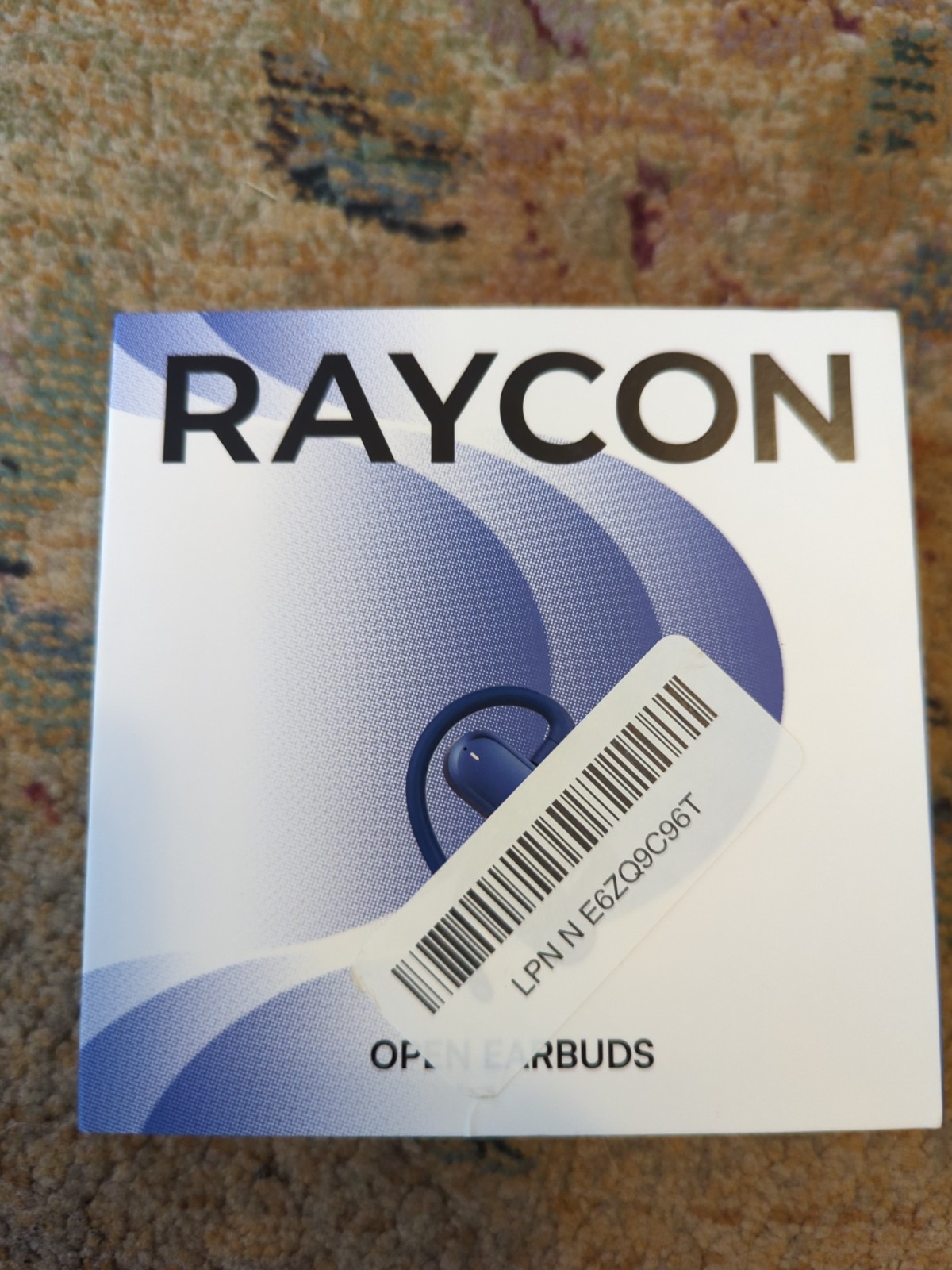 Raycon Open Earbuds True Wireless Open Ear Bluetooth Hook Design Blue