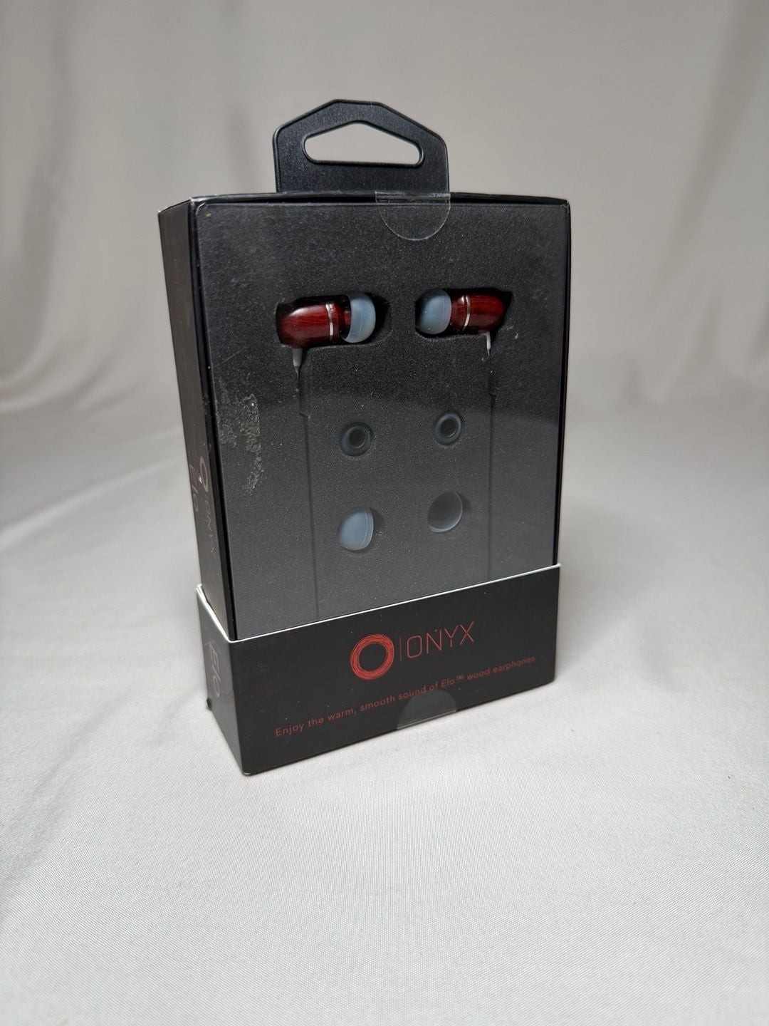 Onyx Elo Wired Wood In-Ear Headphones (white)