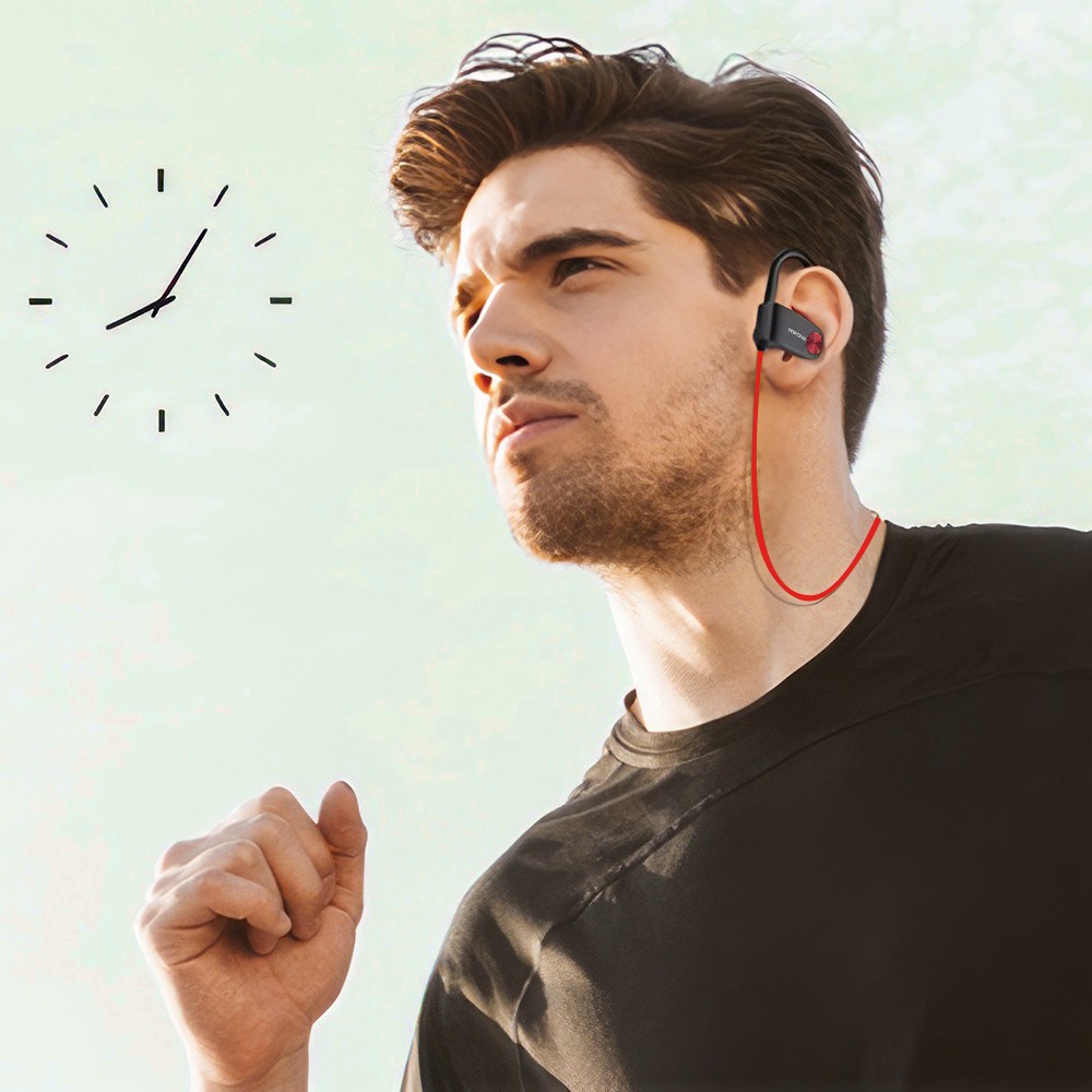 Mpow Wireless Bluetooth 5.3 Headset HiFi Stereo Headphone Sport Ear-Hook Earbuds