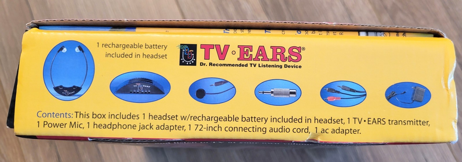 TV Ears Wireless 95KHz Infrared Headset Tv Listening System 📌📌