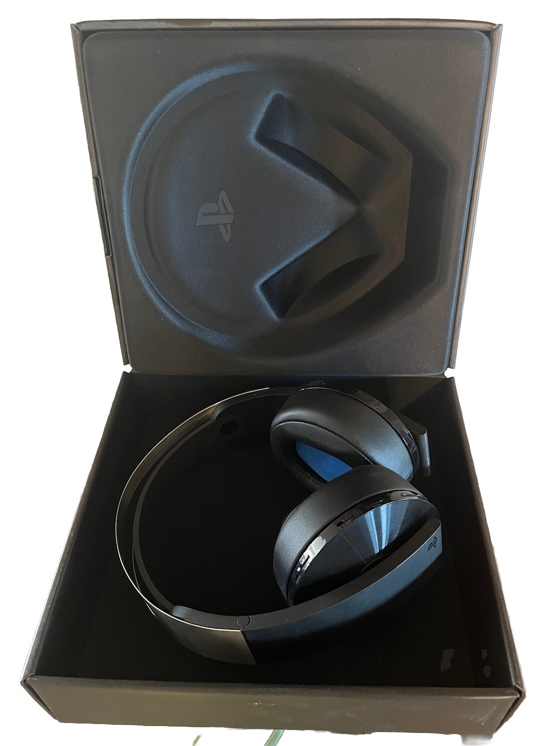 PlayStation Wireless Black Headphones In Box See Description